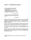 Funciones del Lenguaje