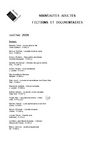 Liste de nouveautés section adultes des silos juillet 2009