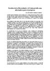 Gestión de la Diversidad y el Codesarrollo una alternativa para el progreso