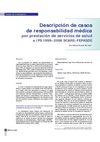 Descripcion de casos de responsabilidad medica por prestacion de servicios-de salud a IPS.