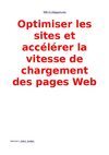 Optimiser les sites et accelerer la vitesse de chargement des pages web