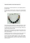 Fashion Blue Sand Stone Jewelry Attract People's Eyes