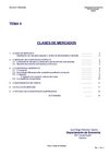 TEMA 4: CLASES DE MERCADOS