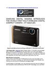 SAMSUNG DIGITAL IMAGING INTRODUCES THE WORLD’S FIRST MULTI-WIRELESS DIGITAL COMPACT CAMERA ? ST1000(CL65)