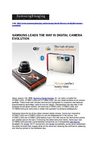 SAMSUNG LEADS THE WAY IN DIGITAL CAMERA EVOLUTION 