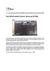 New GPS-Enabled Camera: Samsung ST1000
