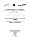 Comparativa de la legislación que regula el sector de las empresas privadas de seguridad en la Unión Europea.