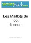 Catalogue des maillot de foot chez sport-destock.com sept 2009