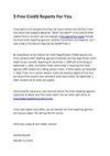 3 Credit Reports
