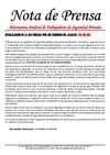 NOTA DE PRENSA DESALOJO
