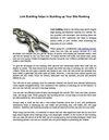 Link Building Helps in Building up your Site Ranking