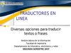 Traductores en Linea 
