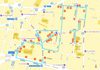 Plan du parcours Faubourg Montmartre