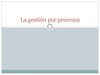 Gestión por Procesos