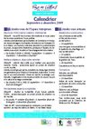 Calendrier de l'Espace Entreprises - 2ème semestre 2009