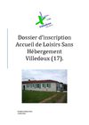 Dossier d'inscription ALSH Villedoux toussaint 2009