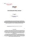 Es la educacion fìsica una ciencia