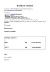 FEUILLE RESULTAT VOTATION POSTE