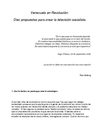 Thierry Deronne. Venezuela en Revolución: Diez propuestas para crear la televisión socialista.