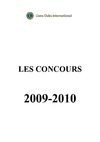 CONCOURS 2009-2010