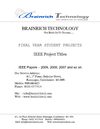 Multimedia IEEE Project Titles with Abstract, 2009 - 2010