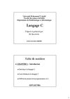 langague c