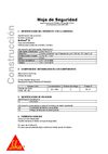 Hoja de seguridad Sika Antisol® S
