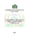 Lineamientos Curriculares UTS