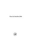 PLAN DE ESTUDIOS 2006 SECUNDARIA