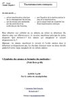 Transformations chimiques