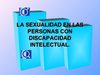 sexualidad en personas con discapacidad intelectual