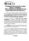 DEMANDA POR VACACIONES SIMA