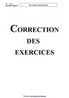 Le circuit électrique (Correction des exercices - Version 2007)