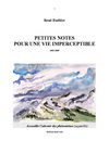 Petites notes pour une vie imperceptible