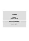 Programación 6º - Inglés
