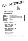 Full informatiu del 26 al 30 d'octubre del 2009