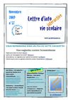 Lettre d'info vie scolaire n°17, novembre 2009