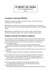PROJET DE L'ECOLE