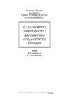 Réforme des collectivités : l'avis du Conseil économique et social