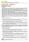 Nouveau programme Economie-Gestion