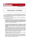 l'école publique rurale fragilisée