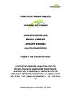 CONVOCATORIA PÚBLICA