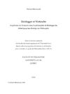 Heidegger et Nietzsche