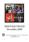 Nouveautés CD de la médiathèque de Landerneau - nov 09