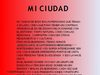 la vida de mi cuidad