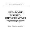 Estado de Direito: Import/Export - Para um Estudo da Cooperação Parlamentar Portuguesa