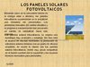 LOS PANELES SOLARES FOTOVOLTAICOS
