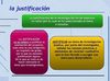 Justificación