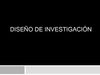 Diseño de Investigación.