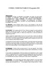 Compte rendu Conseil communautaire 25 septembre 2009